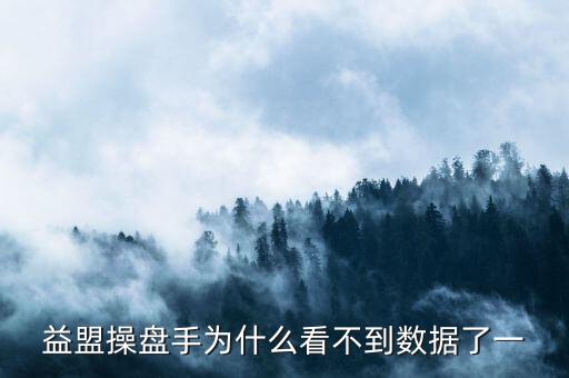益盟操盤手為什么看不到數(shù)據(jù)了一