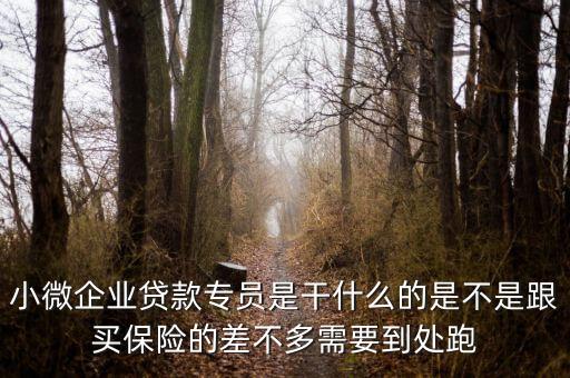 什么叫貸款專員，信貸專員是什么