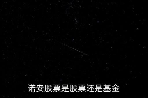 諾安股票是股票還是基金