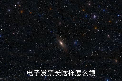 電子發(fā)票什么樣，電子發(fā)票長(zhǎng)啥樣怎么領(lǐng)