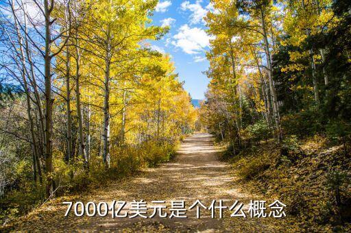 7000億美元是個(gè)什么概念