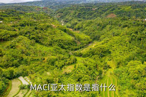 maci指數(shù)是什么，MACI亞太指數(shù)是指什么