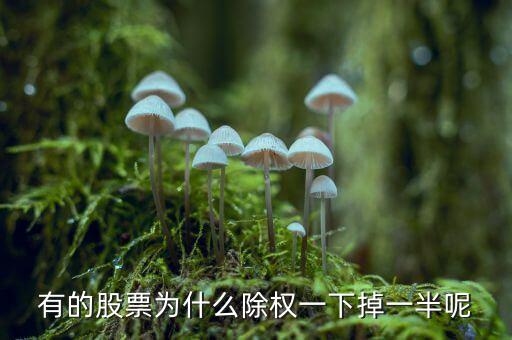 有的股票為什么一下跌一半，為什么有的股票價(jià)格突然跌了一半