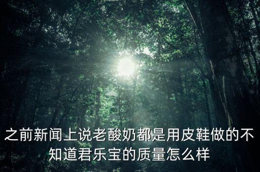 皮鞋做酸奶是什么牌子，什么品牌的老酸奶是舊皮鞋作的