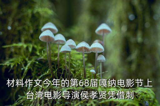 材料作文今年的第68屆嘎納電影節(jié)上臺灣電影導(dǎo)演侯孝賢憑借刺