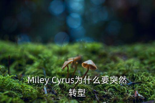 Miley Cyrus為什么要突然轉(zhuǎn)型