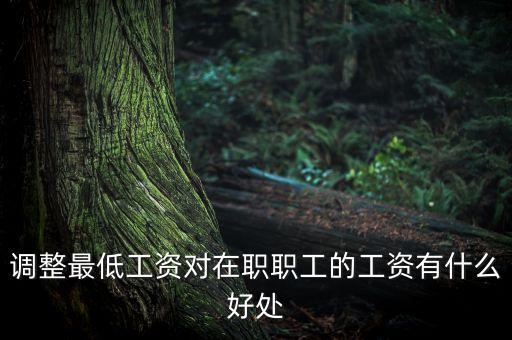 調(diào)整最低工資對(duì)在職職工的工資有什么好處