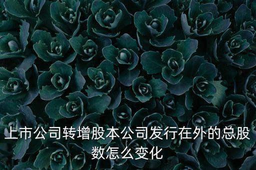 轉增股本時為什么發(fā)行在外的股份總數(shù)增加，資本公積轉增股本為何會導致股份總數(shù)增加