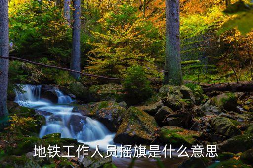搖旗處罰是什么，地鐵工作人員搖旗是什么意思
