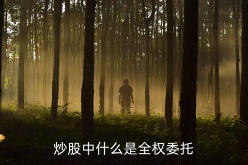 全權(quán)信托是什么意思，什么叫封閉式全權(quán)信托基金
