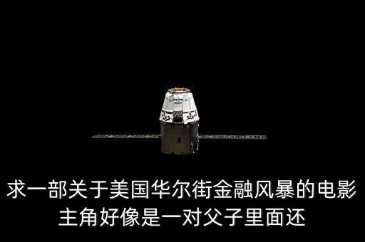 求一部關于美國華爾街金融風暴的電影主角好像是一對父子里面還