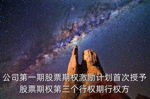 自主行權(quán)什么意思，公司第一期股票期權(quán)激勵(lì)計(jì)劃首次授予股票期權(quán)第三個(gè)行權(quán)期行權(quán)方