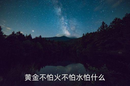 黃金不怕火不怕水怕什么