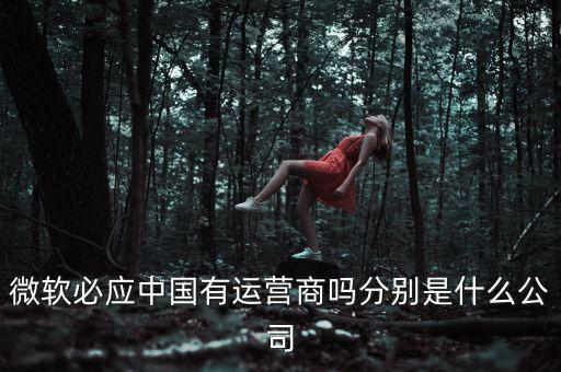 trendforce是什么公司，微軟必應(yīng)中國有運(yùn)營商嗎分別是什么公司