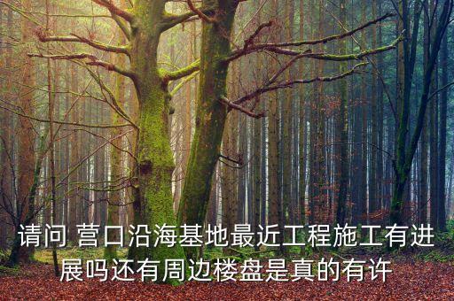 16年的營口沿海有什么新的進展，請問 營口沿?；刈罱こ淌┕び羞M展嗎還有周邊樓盤是真的有許