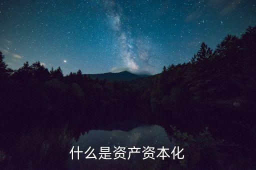 國有資產(chǎn)資本化是什么，資產(chǎn)資本化是什么意思
