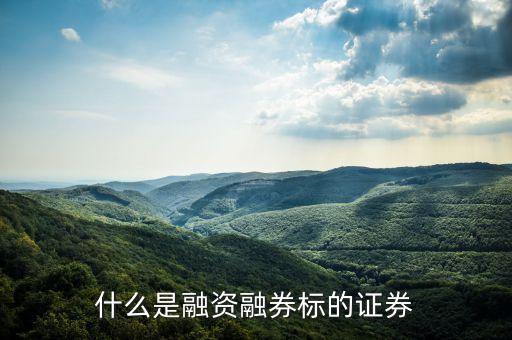 融資融券標(biāo)是什么意思，什么是融資融券標(biāo)的證券