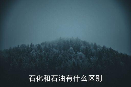 走私柴油與石化的有什么區(qū)別，石化和石油有什么區(qū)別