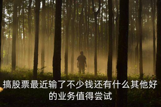 炒股欠債之后做什么，生意賠了欠了一屁股債做什么掙錢快得把賬還了