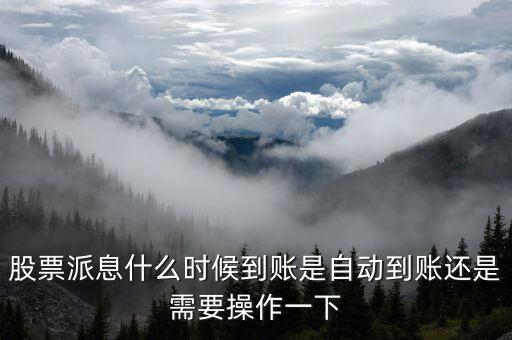 股票派息什么時(shí)候到賬是自動(dòng)到賬還是需要操作一下