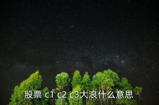 c3浪是什么意思，股票C3浪什么意思呢 還有c1c2