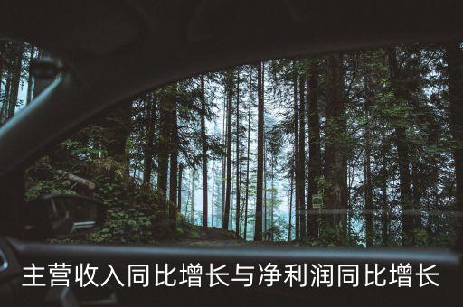 主營(yíng)收入同比增長(zhǎng)與凈利潤(rùn)同比增長(zhǎng)