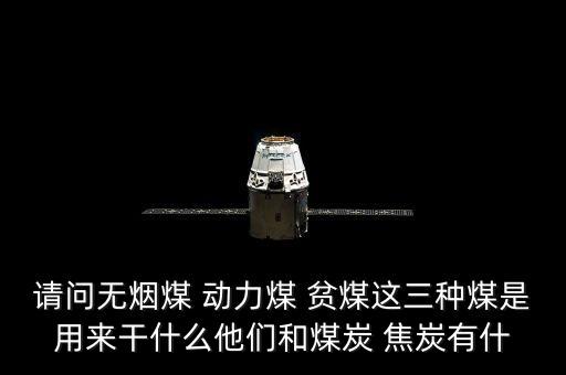 請問無煙煤 動力煤 貧煤這三種煤是用來干什么他們和煤炭 焦炭有什