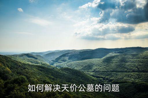 如何解決天價(jià)公墓的問題