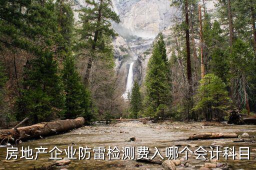 房地產(chǎn)企業(yè)防雷檢測費(fèi)入哪個(gè)會(huì)計(jì)科目