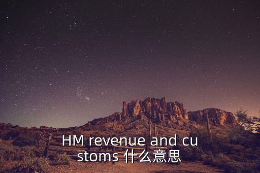 hmrc是英國的什么機(jī)構(gòu)，HM revenue and customs 什么意思