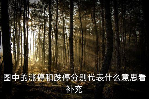 圖中的漲停和跌停分別代表什么意思看補(bǔ)充