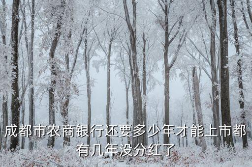成都銀行什么時(shí)候上市，成都銀行能上市嗎