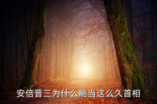 安倍為什么當(dāng)了這么久首相，安倍為什么只當(dāng)了幾天的首相