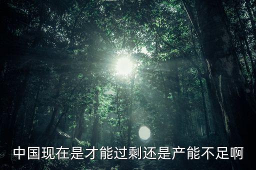 現(xiàn)在還有什么產(chǎn)能不是過剩的，目前我國產(chǎn)能不足的行業(yè)有哪些