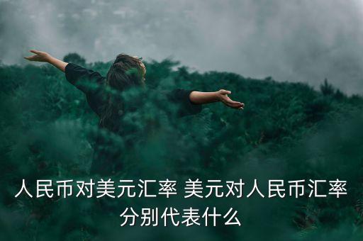 人民幣對(duì)美元是什么意思，匯率到底是什么 人民幣兌美元是什么意思