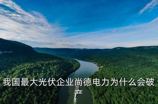 我國最大光伏企業(yè)尚德電力為什么會破產(chǎn)