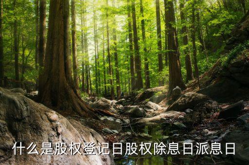 什么是股東大會股權登記日，什么是股權登記日股權除息日派息日