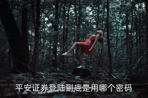 平安證券密碼是什么，平安證券登陸到底是用哪個(gè)密碼