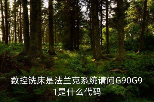 數(shù)控銑床是法蘭克系統(tǒng)請問G90G91是什么代碼