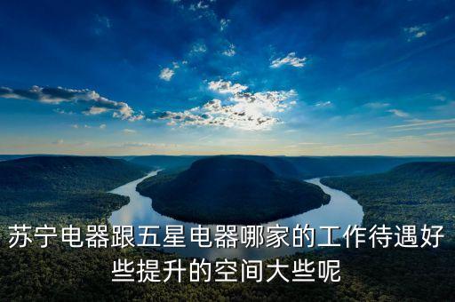 五星電器運(yùn)營和蘇寧有什么不同，蘇寧電器跟五星電器哪家的工作待遇好些提升的空間大些呢