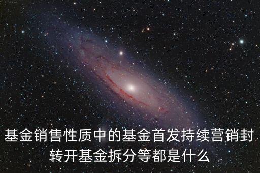 基金銷售性質(zhì)中的基金首發(fā)持續(xù)營銷封轉(zhuǎn)開基金拆分等都是什么