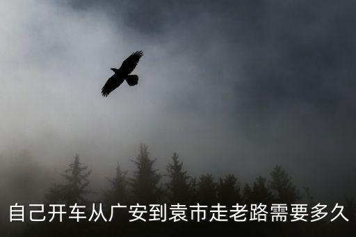自己開車從廣安到袁市走老路需要多久