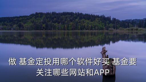 做 基金定投用哪個軟件好買 基金要關(guān)注哪些網(wǎng)站和APP
