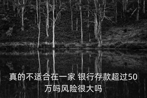 真的不適合在一家 銀行存款超過(guò)50萬(wàn)嗎風(fēng)險(xiǎn)很大嗎