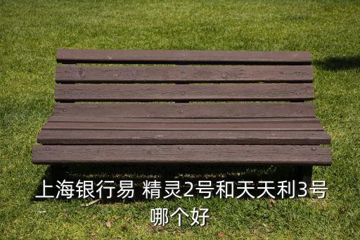  上海銀行易 精靈2號和天天利3號哪個(gè)好
