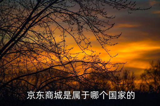  京東商城是屬于哪個(gè)國(guó)家的