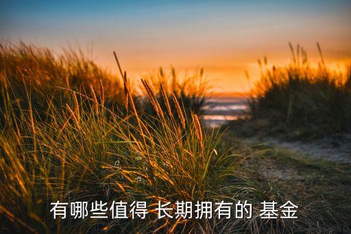 有哪些值得 長期擁有的 基金