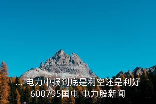 中國(guó)電力投資公司股票怎么樣,沈汝浪中國(guó)電力投資公司