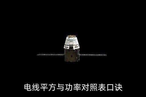 電線平方與功率對(duì)照表口訣