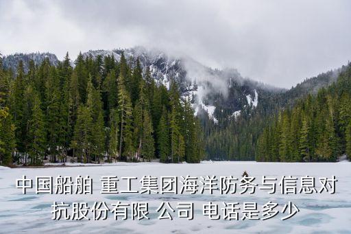 中國船舶 重工集團海洋防務與信息對抗股份有限 公司 電話是多少